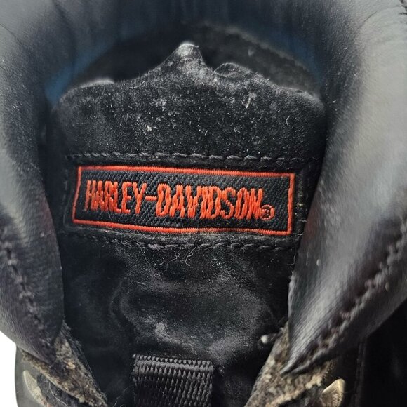 Harley-Davidson Mens 12 Wolverine Badlands 6 Inch Black Boots - Picture 14 of 16